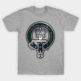 Clan Donnachaidh / Robertson Hunting Tartan Crest T-Shirt